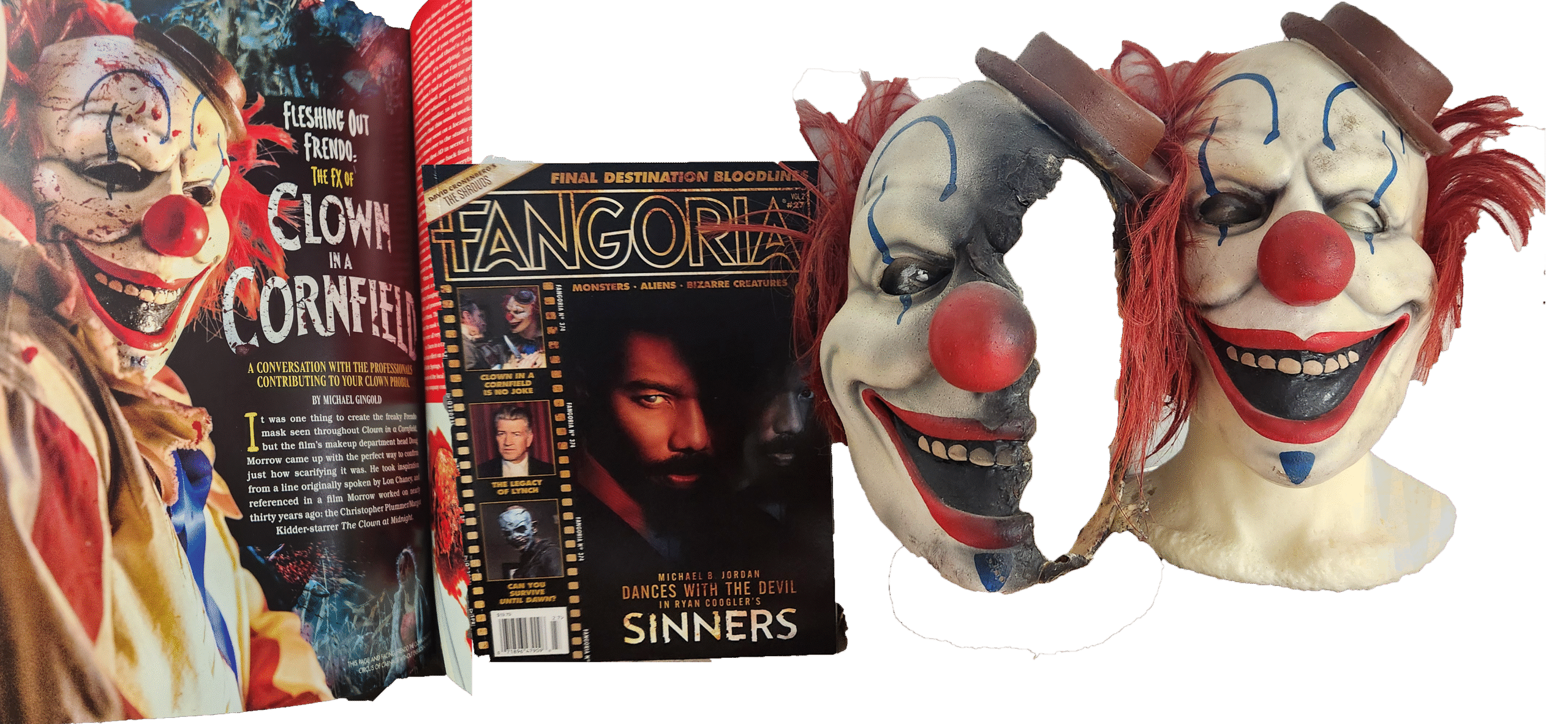 Fangoria Doug Morrow - Clown in a Cornfield