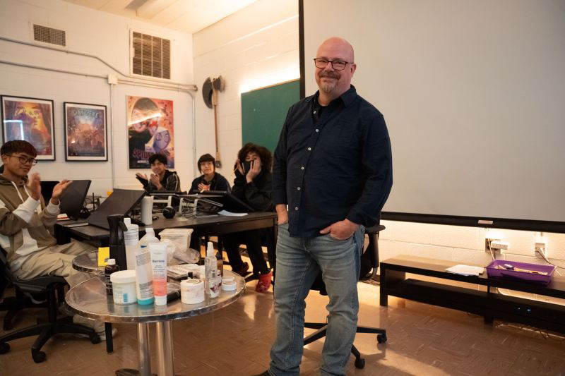 Doug Morrow Demo at Sisler High School CREATE Program